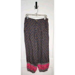 Anthropologie Womens Boho Festival Hippie Smocked Balloon Leg Harem Pants 8